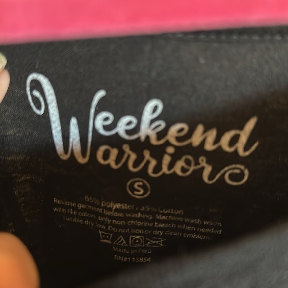 Weekend Warrior Black Good Vibes Only Visionary Skeleton T-shirt.  Size Small - Picture 4 of 4